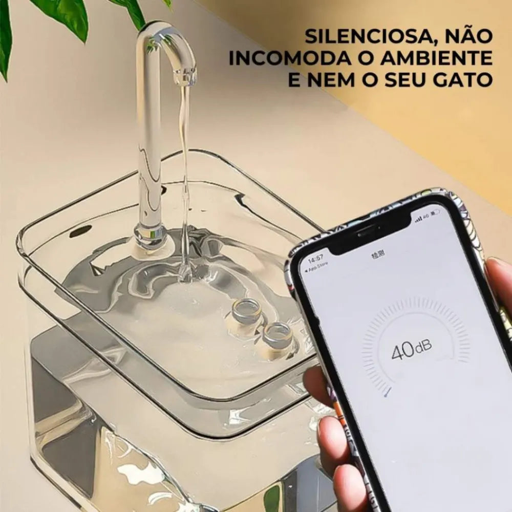 Fonte-de-Água-Silenciosa-com-Filtro-para-Gatos-Miauverso