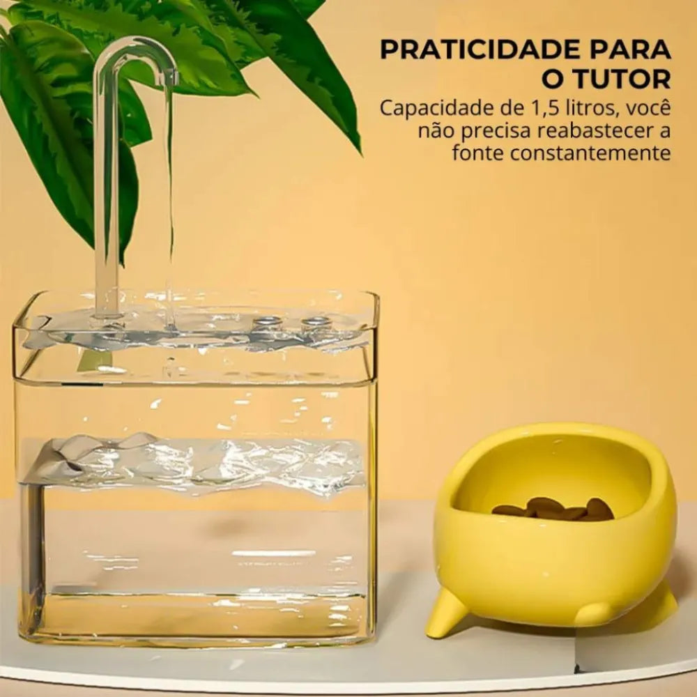 Fonte-de-Água-Silenciosa-com-Filtro-para-Gatos-Miauverso