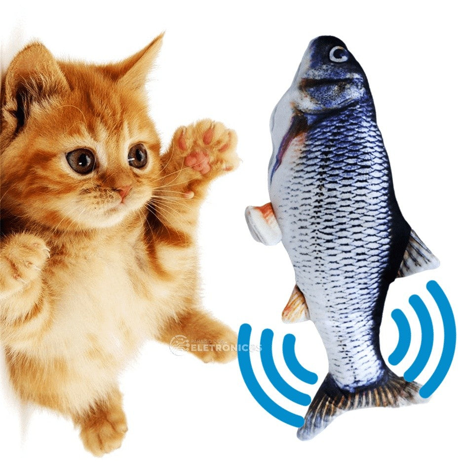 Peixe Brinquedo Elétrico com Movimento - Miauverso