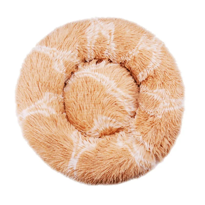 Cama Redonda de Pelúcia para Gatos - Miauverso