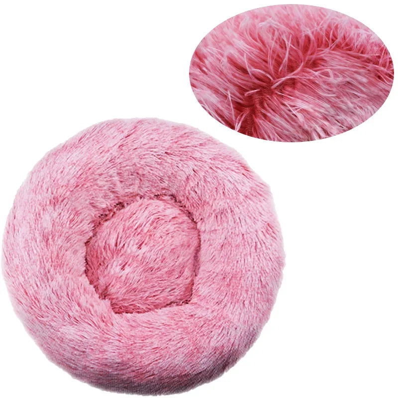 Cama Redonda de Pelúcia para Gatos - Miauverso