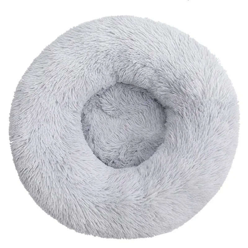 Cama Redonda de Pelúcia para Gatos - Miauverso