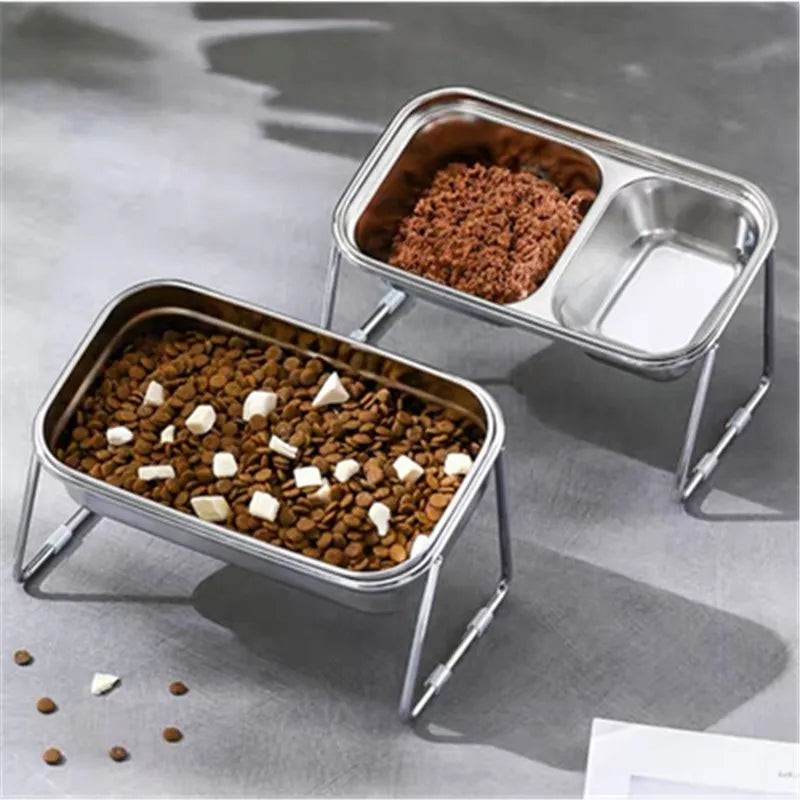 Tigela Ortopédica Inox 45° - Miauverso