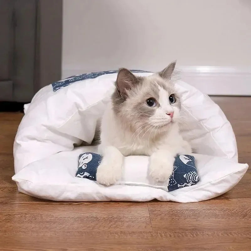 Cama Kawaii com Tampa Removível – Miauverso