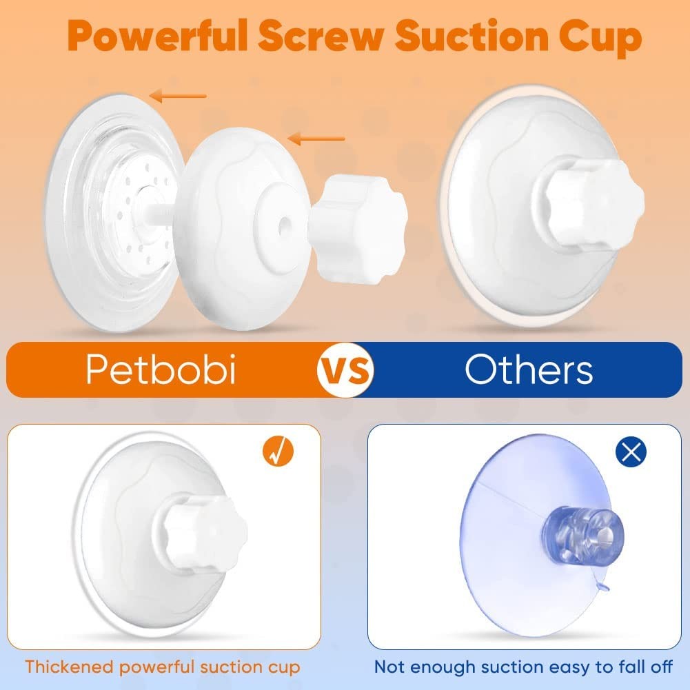 Poleiro de Janela Reforçado com Ventosas e 360° de Banho de Sol para Gatos - Miauverso