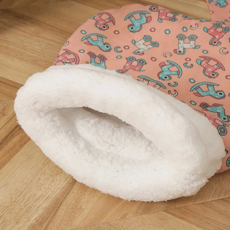 Saco de Dormir Tipo Bolso com Pelúcia Fofinha – Miauverso